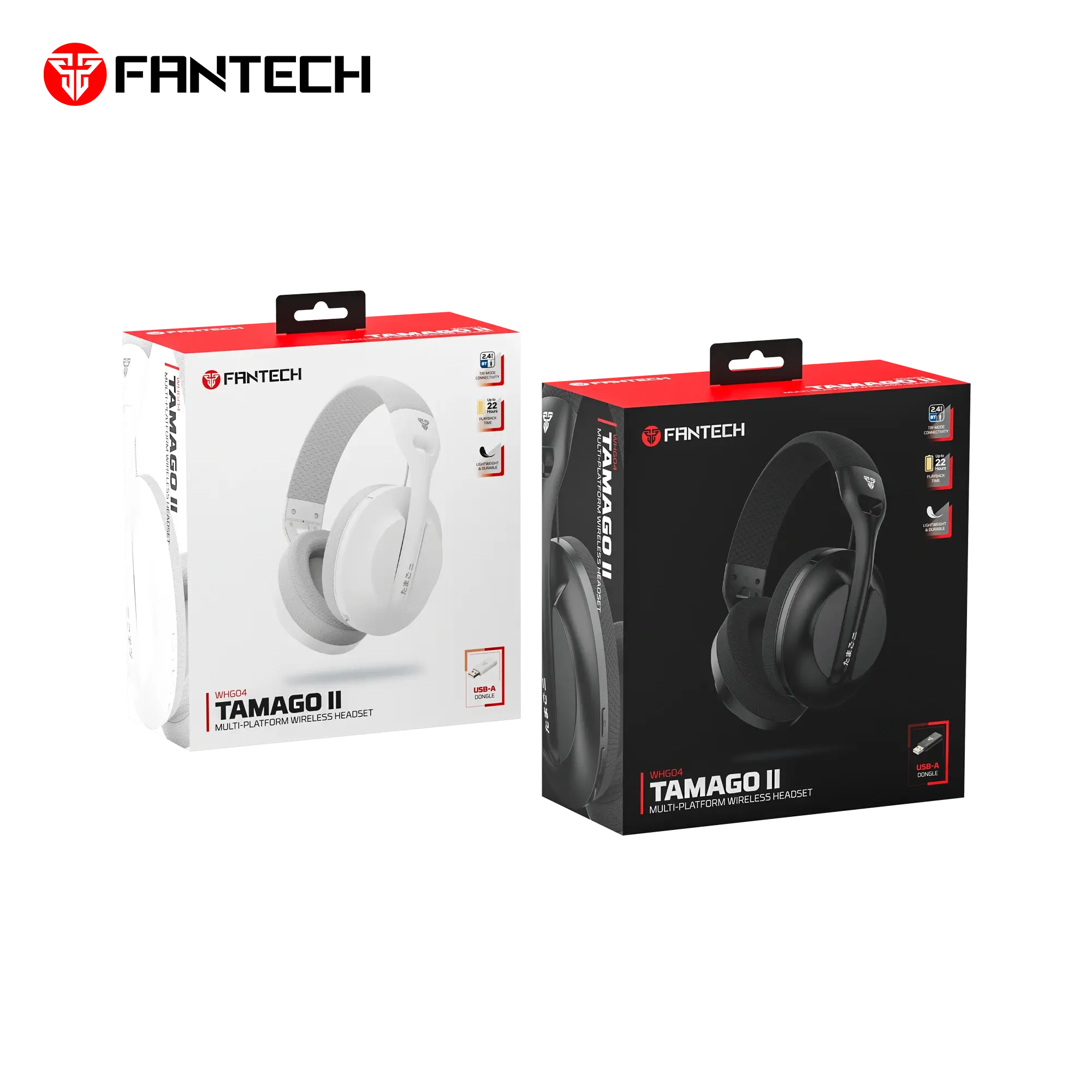 Fantech Whg04 Tamago Ii Multi Platform Wireless Gaming Headset White Fantech Whg04 Tamago Ii Multi Platform Wireless Gaming Headset White