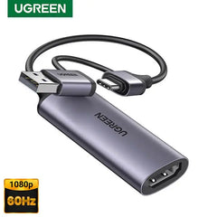 Ugreen 25854 Usb A And Usb C Hdmi Video Capture Card Fhd60hz