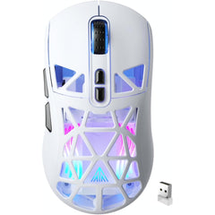 SOLAKAKA SM802 RGB Tri-Mode Gaming Mouse -White