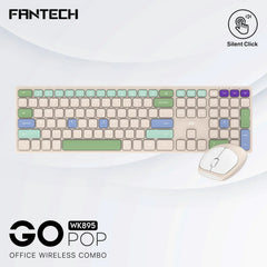FANTECH WK895 GO Pop Office Wireless Keyboard Mouse Combo - Grey