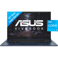 Asus New Vivobook 14 (2023) X1404va New 13th Gen Intel Core I3 6 Cores Thin & Light Military Grade Quiet Blue - CompuMe