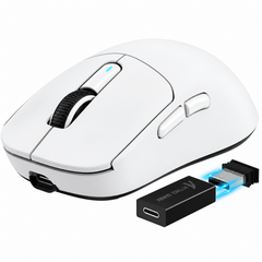 ATTACK SHARK X3 PRO Tri-Mode 8K Wireless Gaming Mouse White