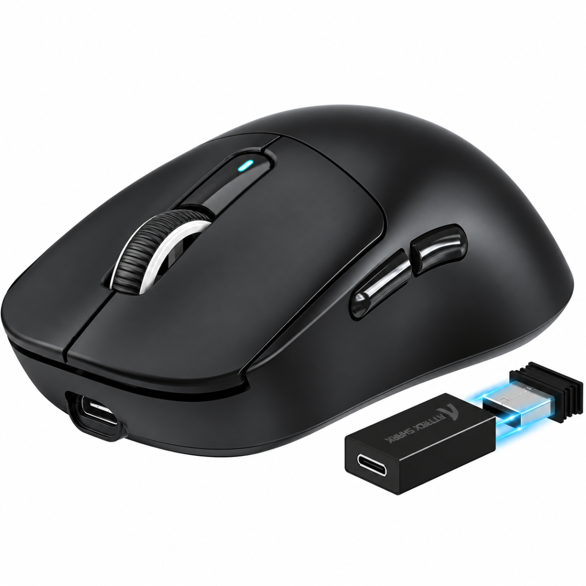 ATTACK SHARK X3 PRO Tri-Mode 8K Wireless Gaming Mouse Black