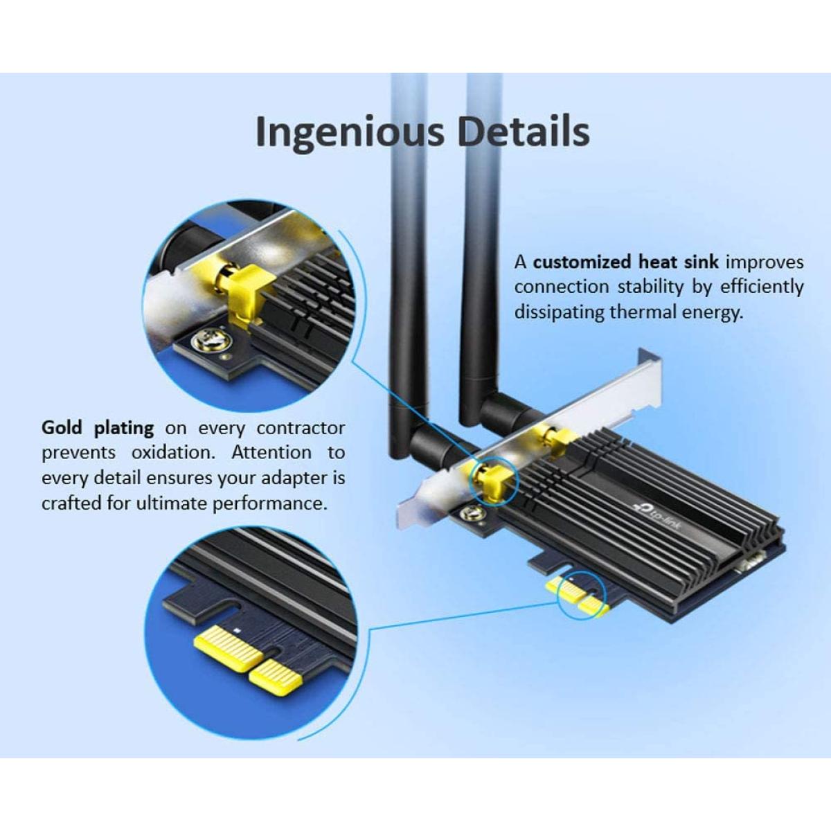 Tp Link Bluetooth PCIe adapter for device connectivity