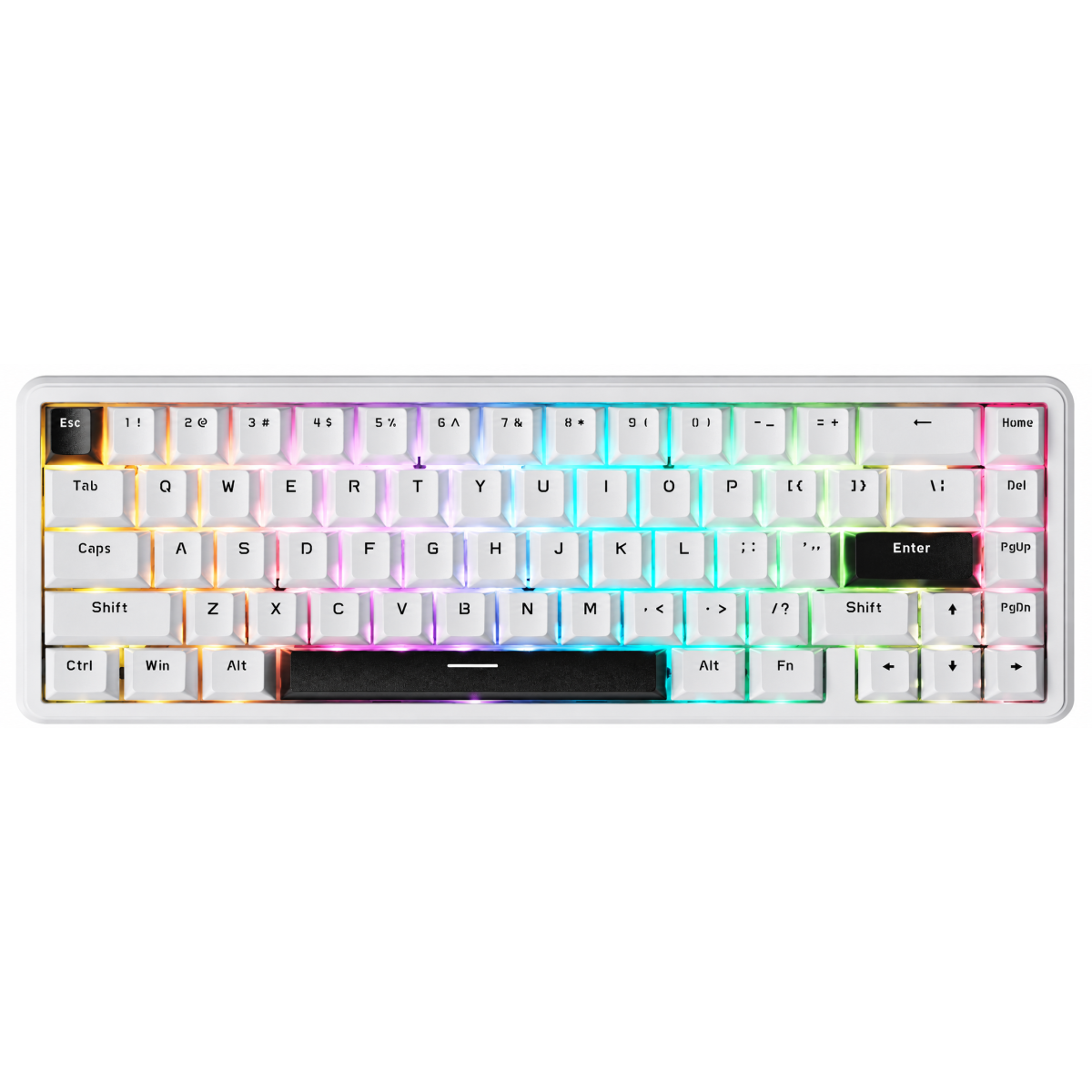 ATTACK SHARK X65 HE 65% Wired Magnetic Gaming Keyboard White