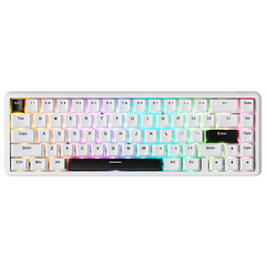 ATTACK SHARK X65 HE 65% Wired Magnetic Gaming Keyboard White