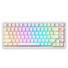 ATTACK SHARK X82 PRO HE Tri-Mode Magnetic Gaming Keyboard White Contours