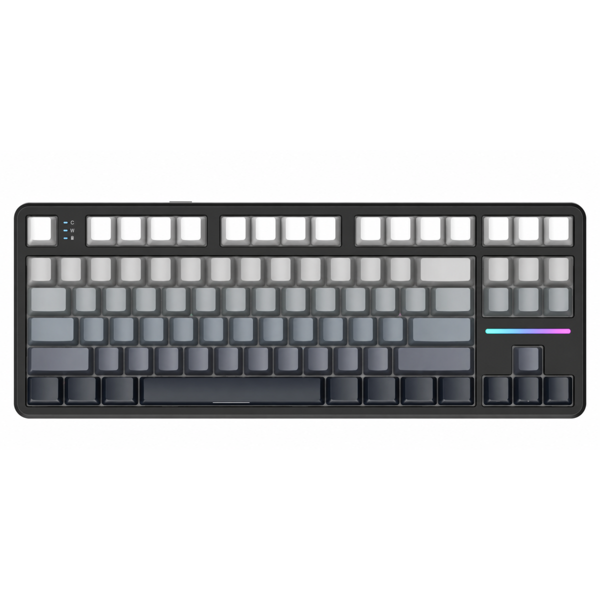 ATTACK SHARK X87 80% Tri-Mode Mechanical Gaming Keyboard Moon Light
