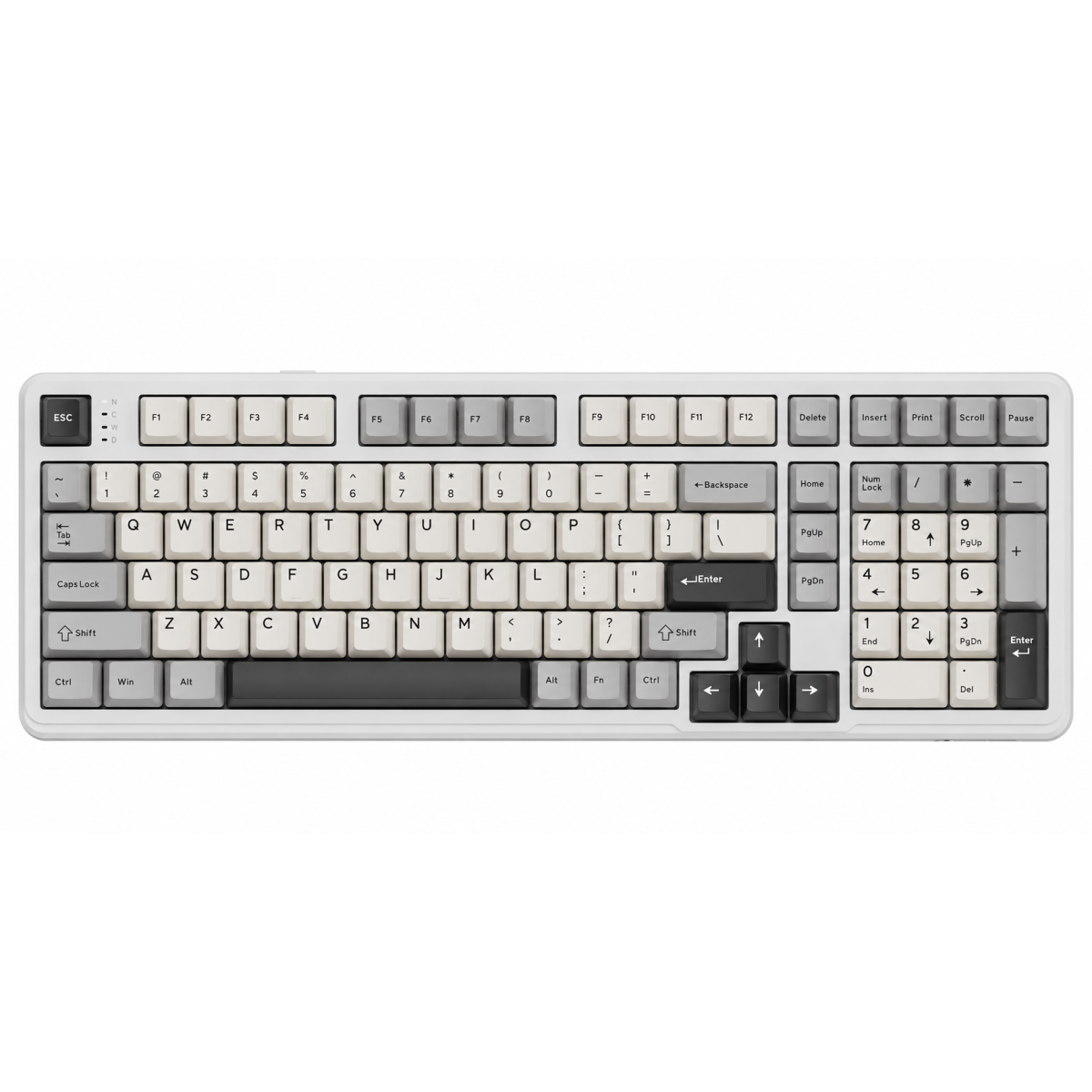 ATTACK SHARK X98 Tri-Mode Wireless Mechanical Keyboard StarLight White