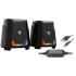 FANTECH HELLSCREAM GS205 RGB Wired USB 2.0 Mobile Gaming & Music Speaker W/ 360° Surround Sound