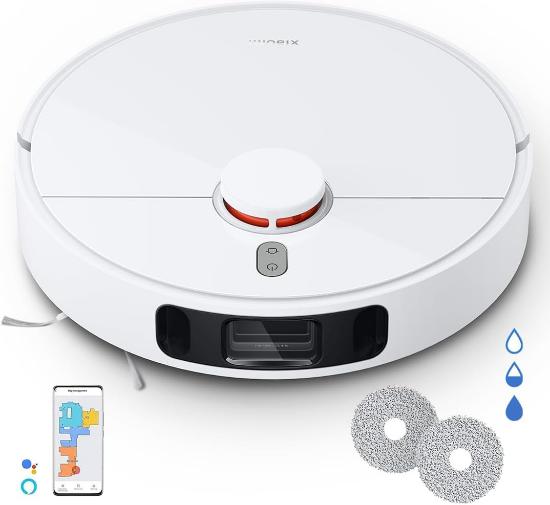 Xiaomi Robot Vacuum S10+, 4000Watts, White - BHR6368EU