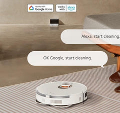 Xiaomi Robot Vacuum S20+, 3 Functions, 3 Lit, 6000Pa, 2000 Watts, White - BHR8159EU