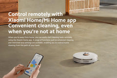 Xiaomi Robot Vacuum S20+, 3 Functions, 3 Lit, 6000Pa, 2000 Watts, White - BHR8159EU