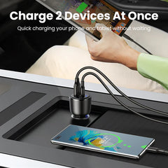 Ugreen 90645 63w Usb C Car Charger, Pps 45w Super Fast Charging 2.0 + 18w Qc Car Charger