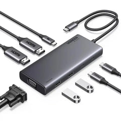 Ugreen 35588 Revodok 8 In 1 Multiport Adapter 4k60hz 100w Usb C 4k Docking Station Triple Display