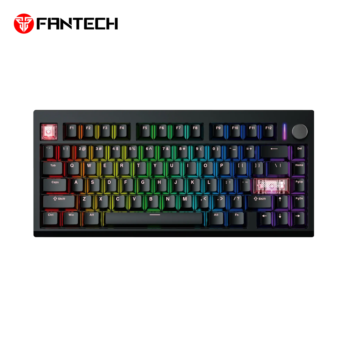 FANTECH MK921 MAXFIT8 QMK Wireless Mechanical Gaming Keyboard - Black (3 Mode Connection)