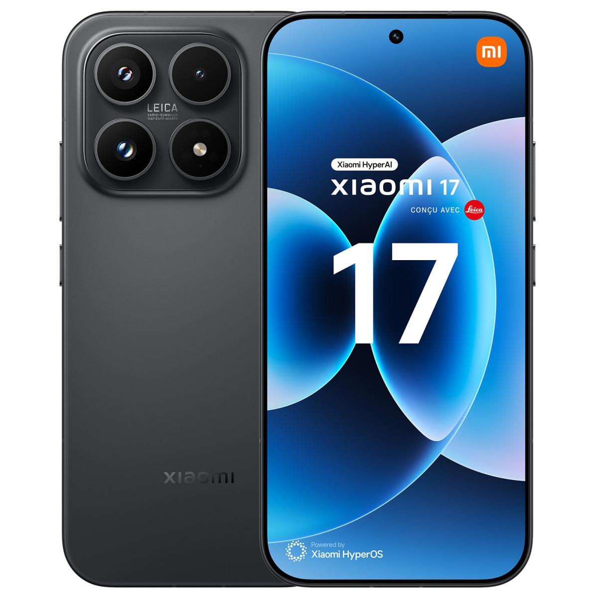 Xiaomi 17 Smartphone - Snapdragon 8 Elite, 12GB RAM, 120Hz AMOLED Display, Pro Camera, Long Battery - Black