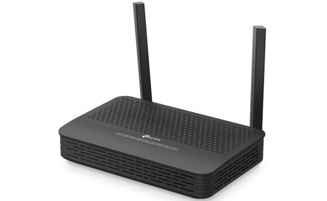TP - Link XX530V V2 AX3000 Dual Band Wi - Fi 6 GPON Router that delivers up to 3 Gbps speeds with 4 high - performance antennas