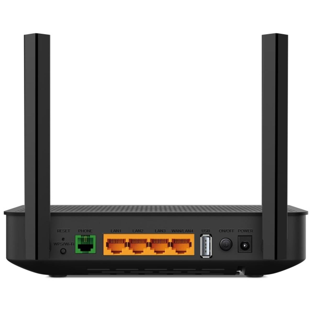 TP - Link XX530V V2 AX3000 Dual Band Wi - Fi 6 GPON Router that delivers up to 3 Gbps speeds with 4 high - performance antennas