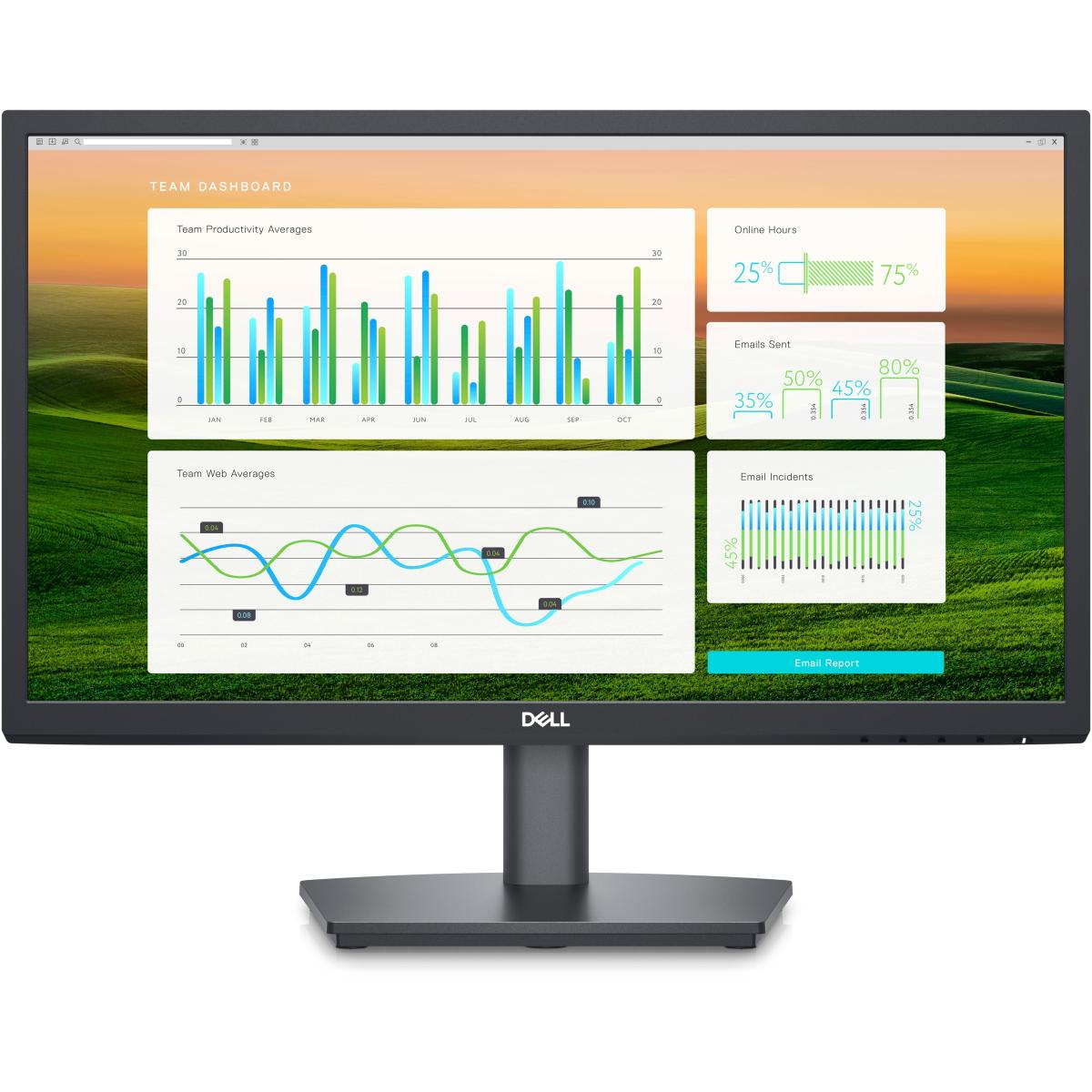 Dell E2222HS 22" Monitor VA Full HD @60Hz,DP/HDMI/VGA Height Adjustment w/ Built in Speakers | E2222HS | - CompuMe