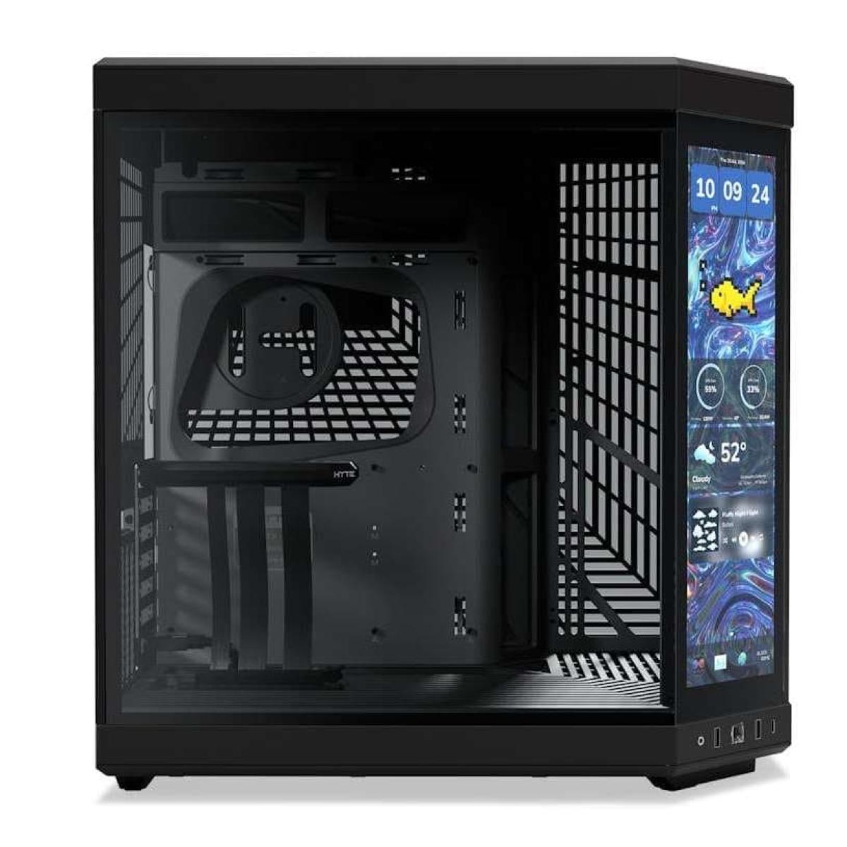 HYTE Y70 Touch Infinite Dual Chamber ATX Mid Tower Modern Aesthetic Gaming case with cases