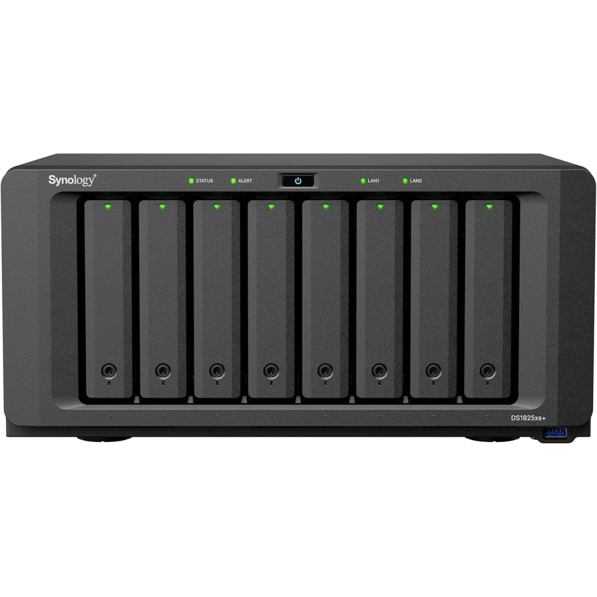 Synology DiskStation DS1825+ 8-Bay Diskless NAS w/ AMD Ryzen V1500B 4-Core CPU & 8GB DDR4 ECC RAM