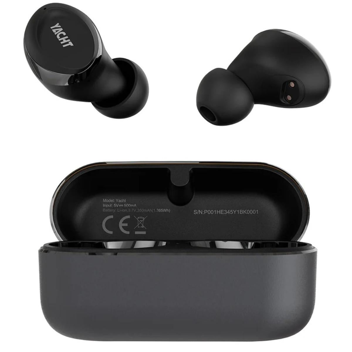 Hifuture Yacht True Bluetooth Wireless 5.2 Earbuds With Aptx Adaptive Qualcomm Chipset, Up To 20 Hours Battery Life, Wind Noise Cancellation 8.0, Ipx5 Black