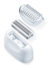 Beurer Epilator Wet & Dry, 42 Tweezers, White - HL 76