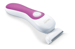 Beurer Shaver Two Appendices, Flexible Head Adapts To Curves Wet & Dry, White - HL 36