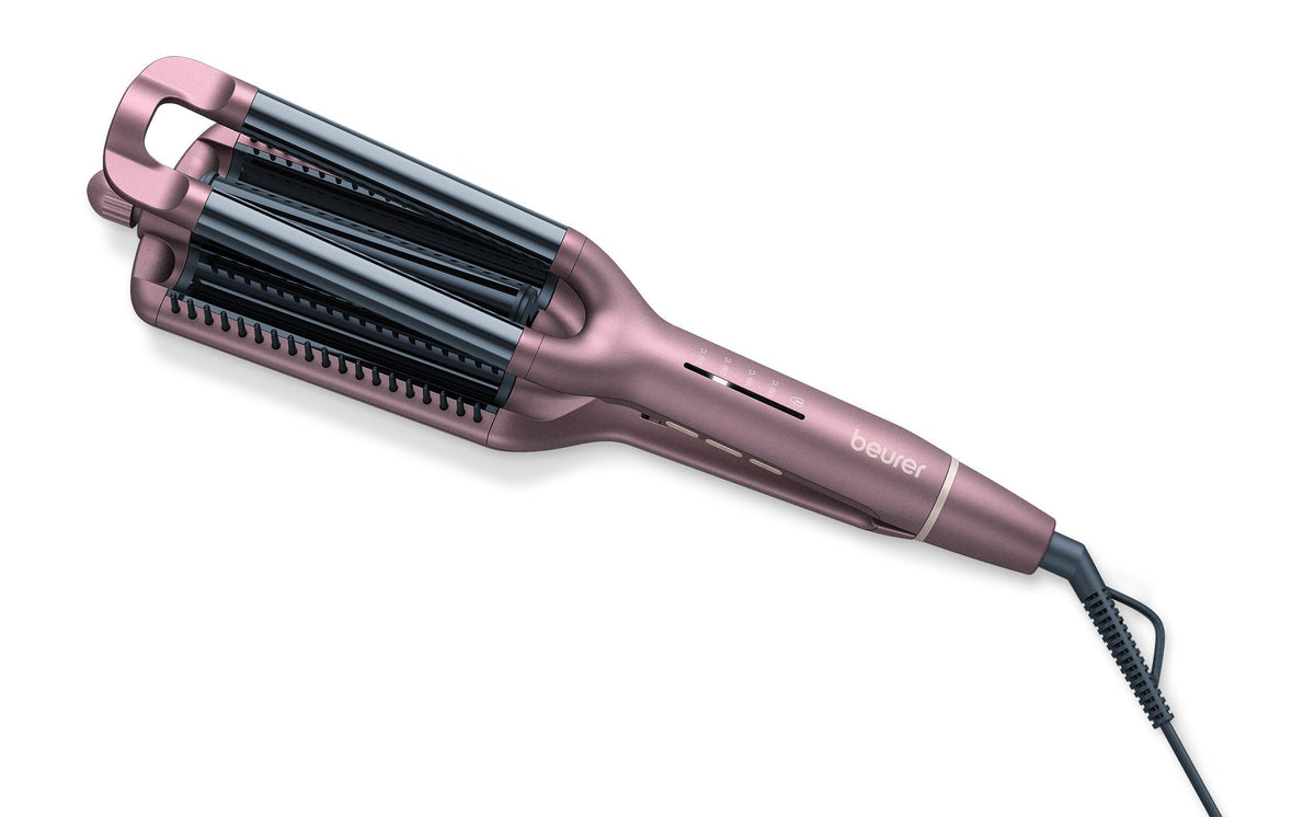 Beurer Wave Styler Ceramic Tool, 320-410Watts,4 in 1 Works on Three Curling Irons, Pink - HT 65