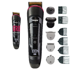 Beurer Body Groomer, 11 Attachments for Trimming and Shaving All Body Hair, Black - MN9X