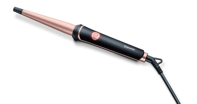 Beurer Curling Tongs Professional Curling, Wand 13-25 Mm with Conical Heating, Black - HT 53