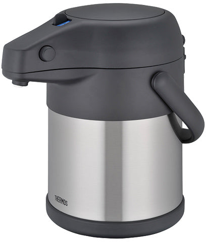 Thermos Stainless Steel Vacuum Pump Pot, 3Lit, Stainless Steel - TAH-3000SBK