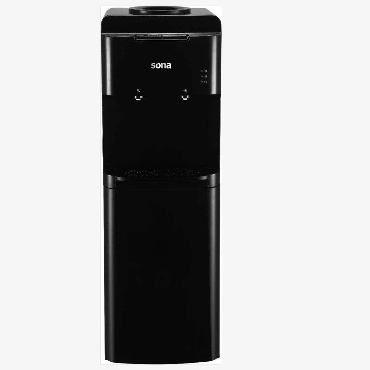 Sona Water Dispenser 2 Faucets with Safety Child Lock Black