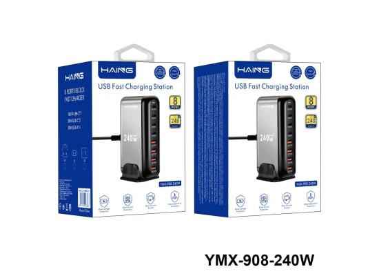 9 in 1 WLX-X9S Multi Port Digital Desktop Wireless Charging Station