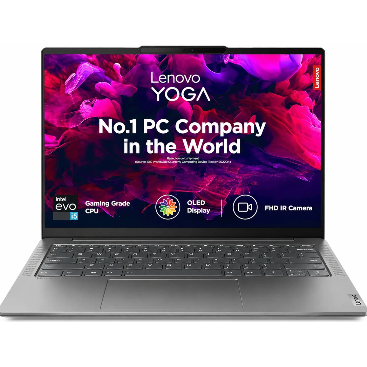 Lenovo Yoga Slim 6 (2024) NEW 13Gen Intel Core i5 13500H HIGH Performance 12-Cores Slim & Powerful Full Aluminium w/ OLED 400nits Display & BIG Battery - Storm Grey
