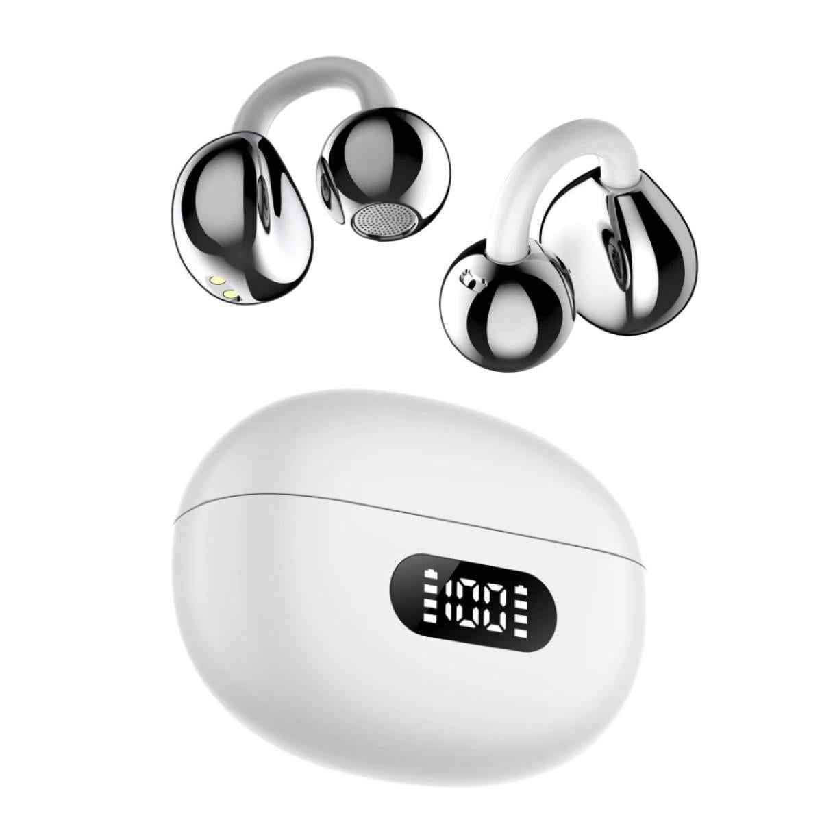 YXG-20 LED Digital Display Clip-On Wireless Earphone