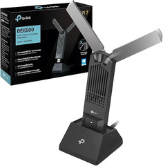 TP-LINK ARCHER TBE400UH BE6500 WI-FI 7 HIGH GAIN WIRELESS USB ADAPTER, TRI-BAND, BROADER COVERAGE