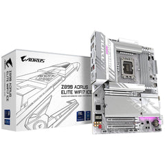 GIGABYTE Z890 AORUS ELITE WIFI7 ICE, Intel Core Ultra (Series 2), LGA 1851/DDR5/PCIe 5.0/4xM.2 - ATX Gaming MotherBoard | Z890 A ELITE WF7 ICE | - CompuMe