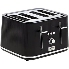 Tefal Loft Toaster, 4Slots, Modern Design, Black - TETT760840