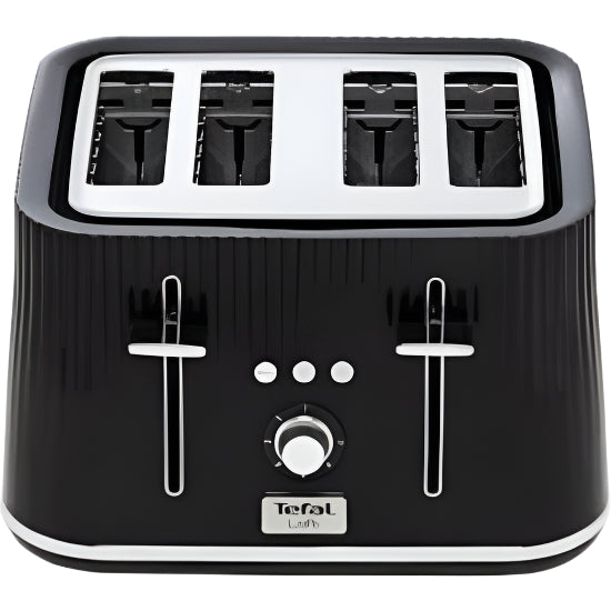Tefal Loft Toaster, 4Slots, Modern Design, Black - TETT760840