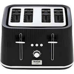 Tefal Loft Toaster, 4Slots, Modern Design, Black - TETT760840