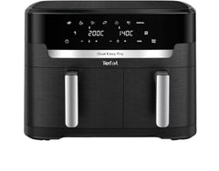 Tefal XXL Dual Easy Fry, XXL Dual Air Fryer, Synchronized Cooking, 11Lit, 2700Watts, Black - TEEY9428G0