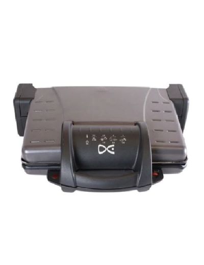 Daewoo Grill 2Slices, 2100Watts, Grey - DE-1816