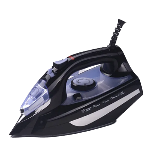 National Deluxe Steam Iron, Ceramic Soleplate, 2300Watts, Black - EL-3500