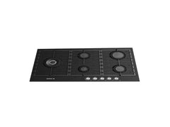 Mondin Built in Hob with Safety, 90Cm, Cast Iron, Black - FG905VP