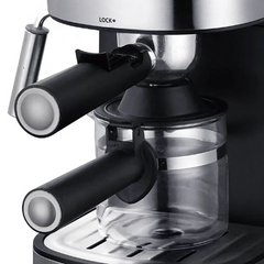 Lexical Coffee Maker Espresso, 800Watts, Black - LEM-0601