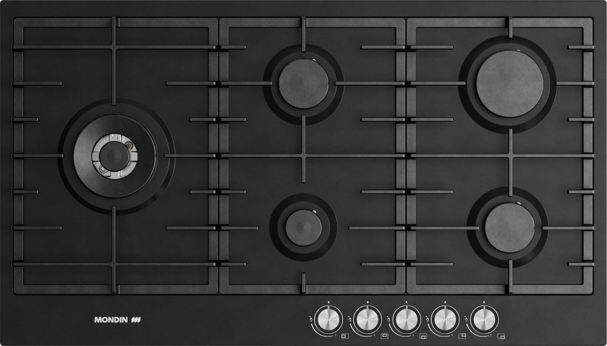 Mondin Built in Gas Hob, 90Cm, Black - FG905VPGL