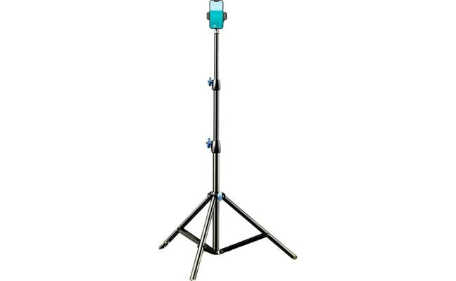 Rtako Zj ZB03 Matte Finish Carbon Steel 2.1 meter Adjust Height Tripod 360° Rotation Black