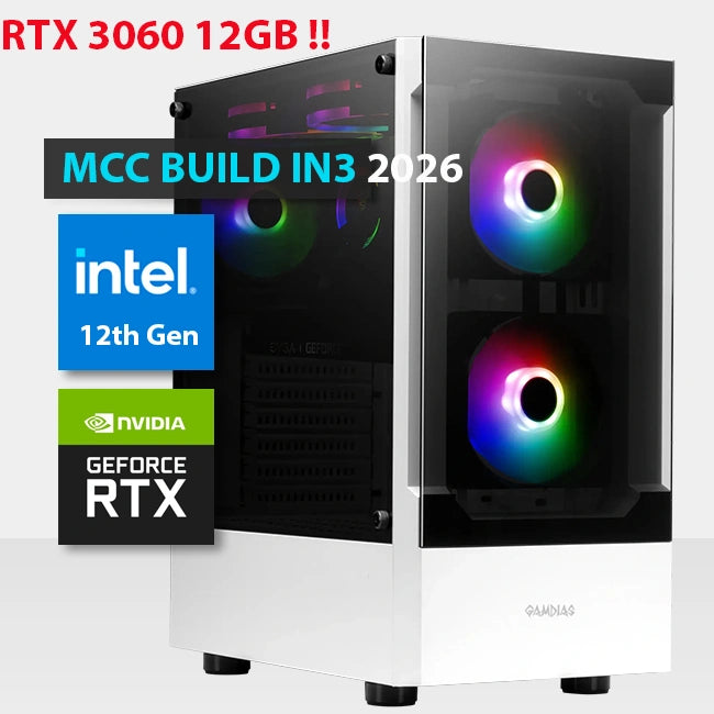 In3 26 as Gaming Pc Build || Intel Core I7 12700kf 12 Core Geforce Rtx 3060 12gb Gddr6 Graphics Card